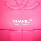 Pink Leather Chanel Flap Bag