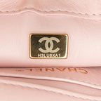 Pink Leather Chanel Flap Bag