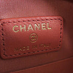 Pink Leather Chanel Clutch