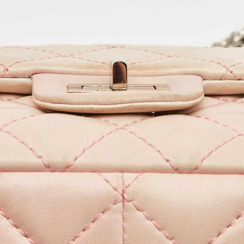 Pink Leather Chanel Flap Bag