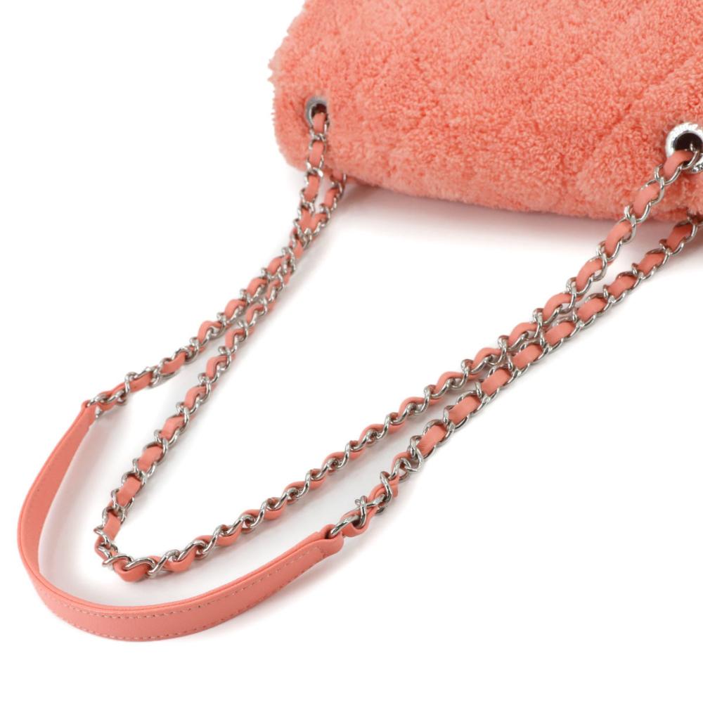 Pink Leather Chanel Shoulder Bag
