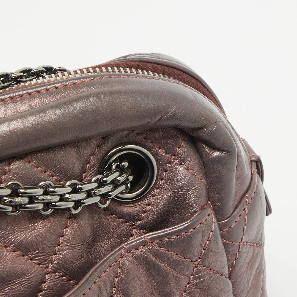 Pink Leather Chanel Shoulder Bag