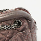 Pink Leather Chanel Shoulder Bag