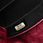 Pink Leather Chanel Crossbody Bag