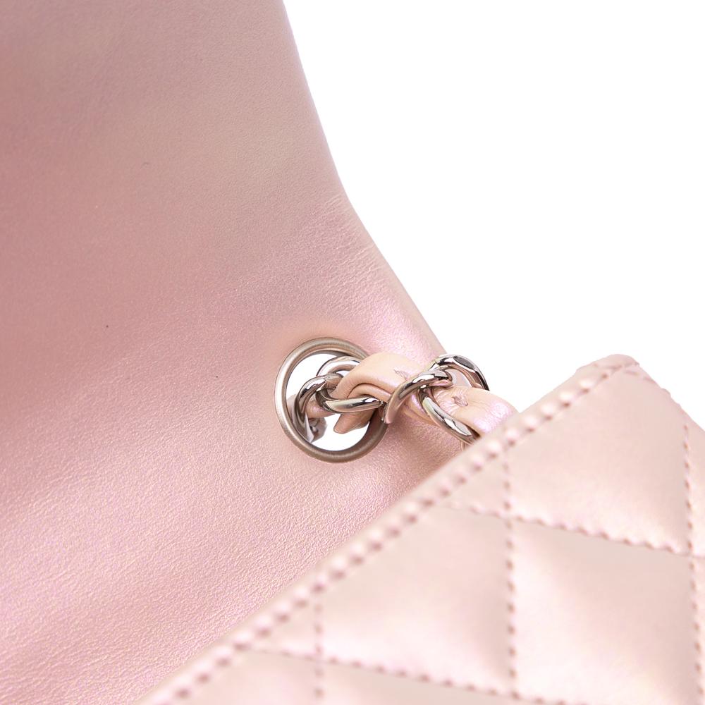 Pink Leather Chanel Flap Bag