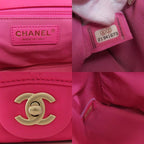 Pink Leather Chanel Shoulder Bag