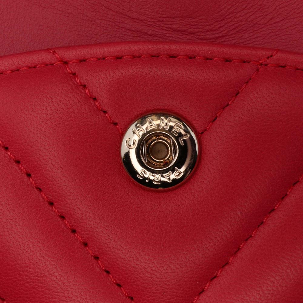 Pink Leather Chanel Shoulder Bag