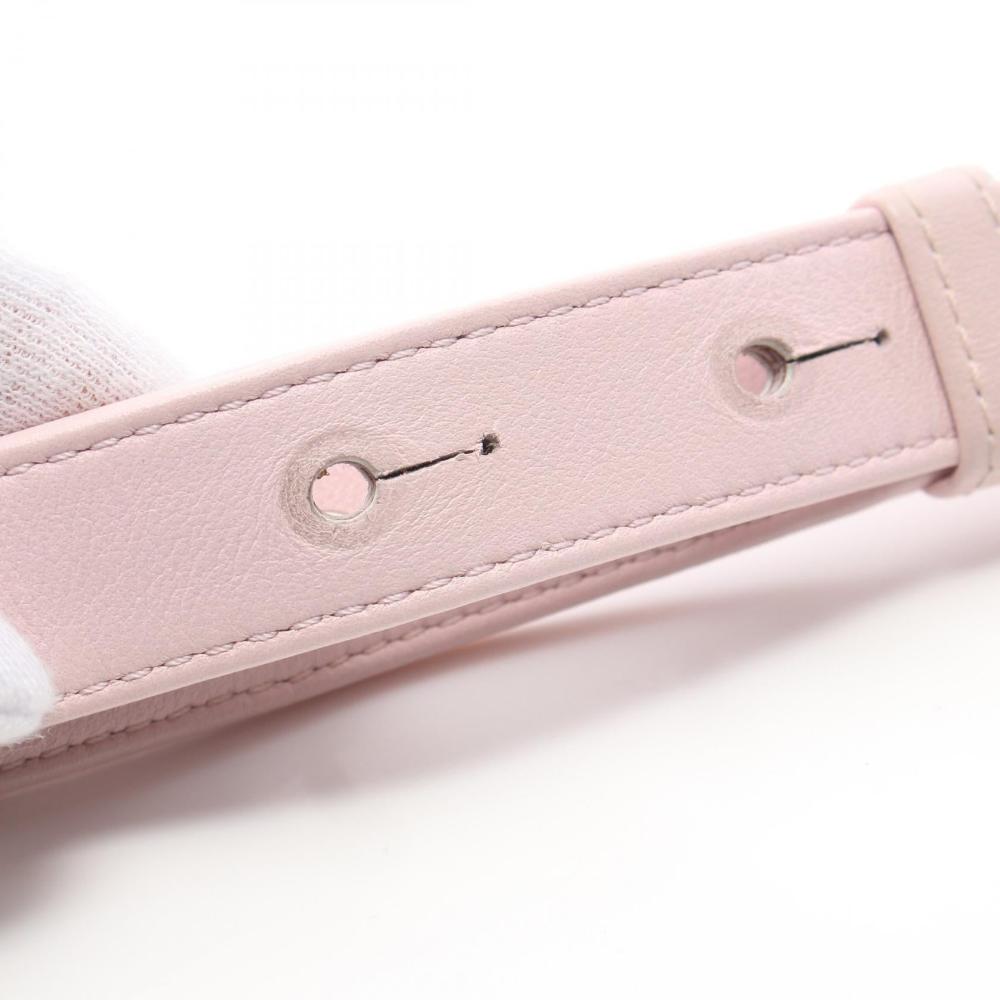 Pink Leather Chanel Shoulder Bag
