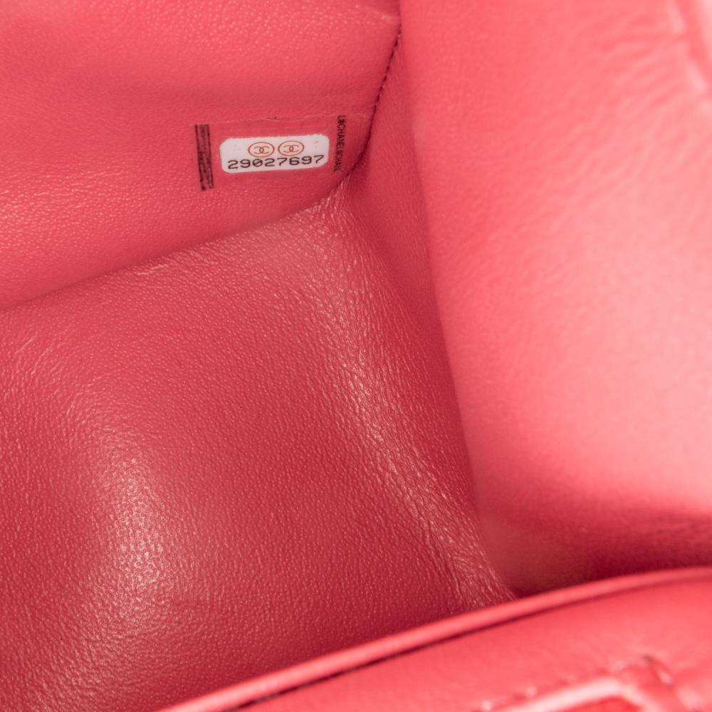 Pink Leather Chanel Flap Bag