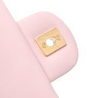 Pink Leather Chanel Flap Bag
