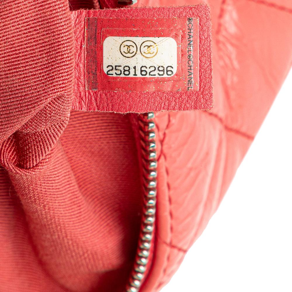 Pink Leather Chanel Backpack