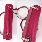 Pink Leather Chanel Flap Bag