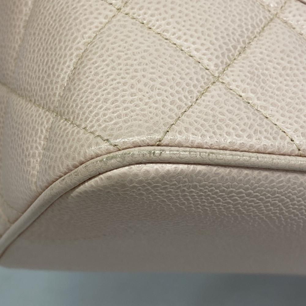 Pink Leather Chanel Tote