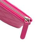 Pink Leather Chanel Clutch