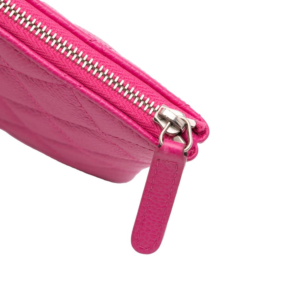 Pink Leather Chanel Clutch
