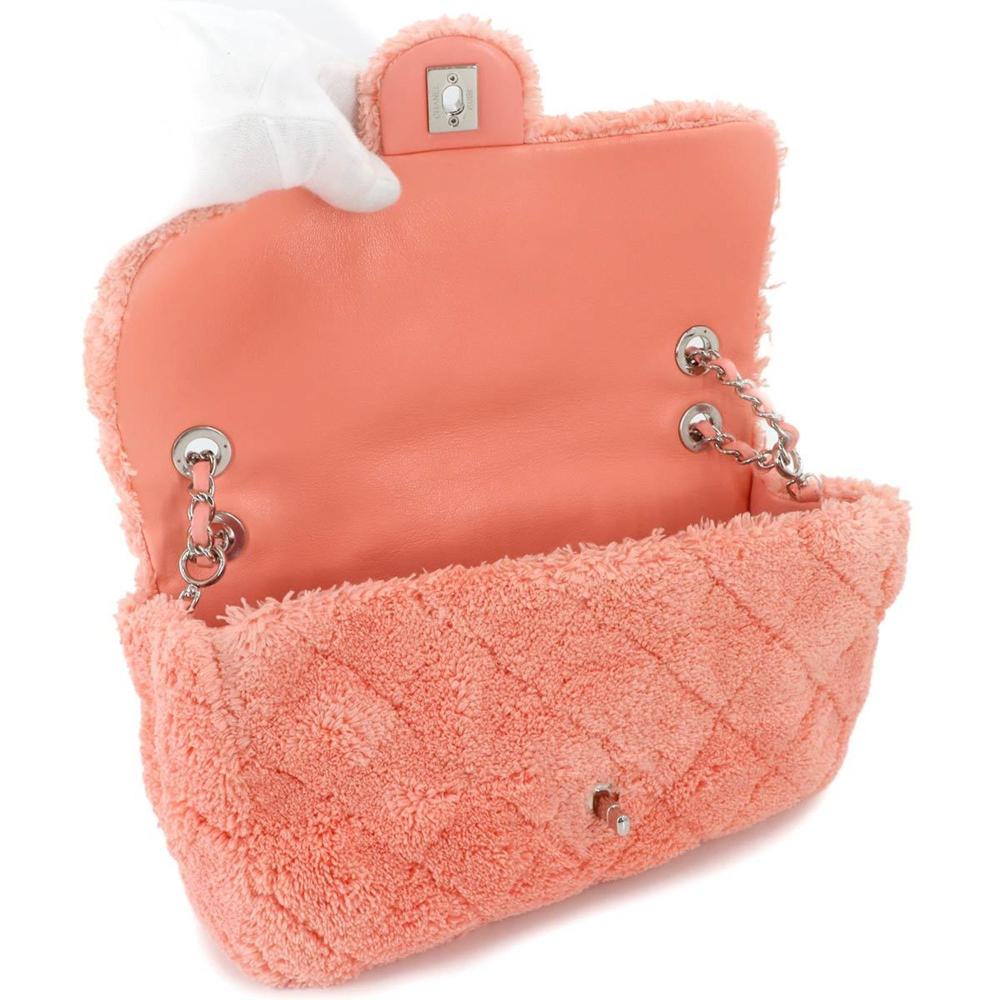 Pink Leather Chanel Shoulder Bag