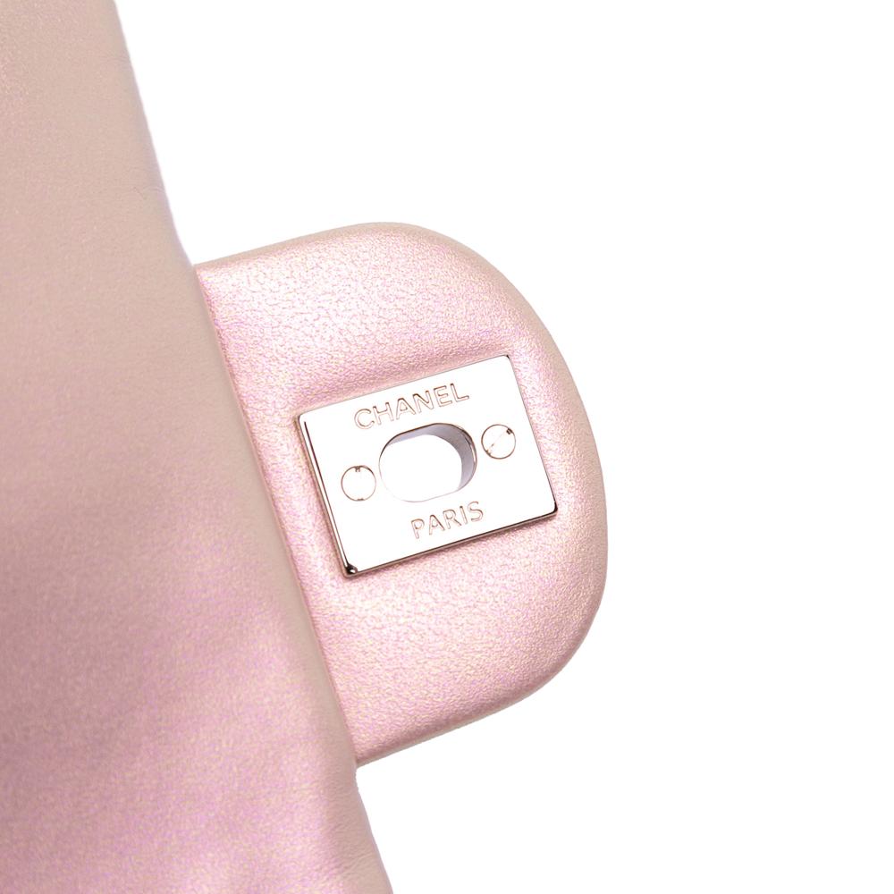 Pink Leather Chanel Flap Bag