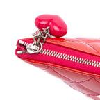 Pink Leather Chanel Clutch