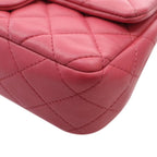 Pink Leather Chanel Flap Bag