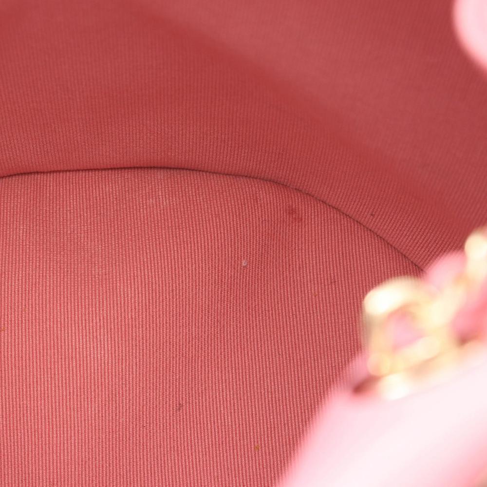 Pink Leather Chanel Backpack