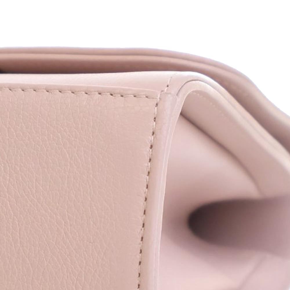 Pink Leather Chanel Flap Bag