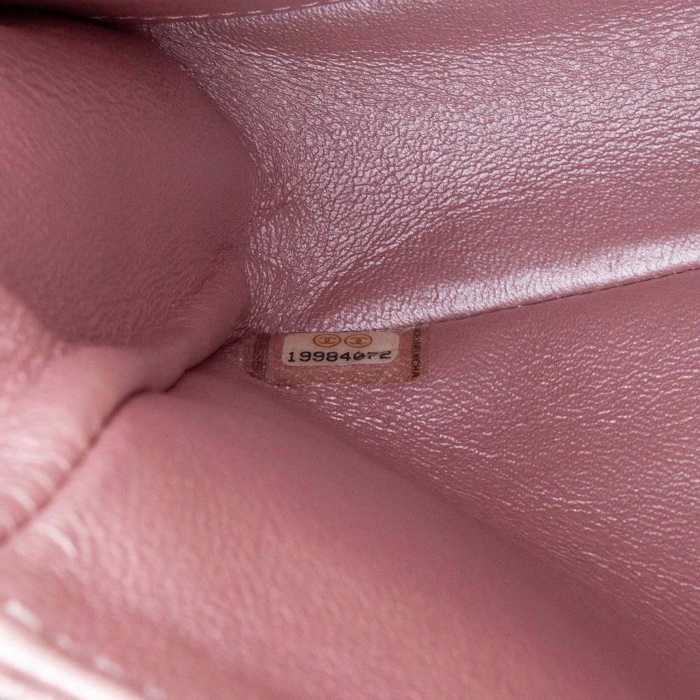 Pink Leather Chanel Flap Bag