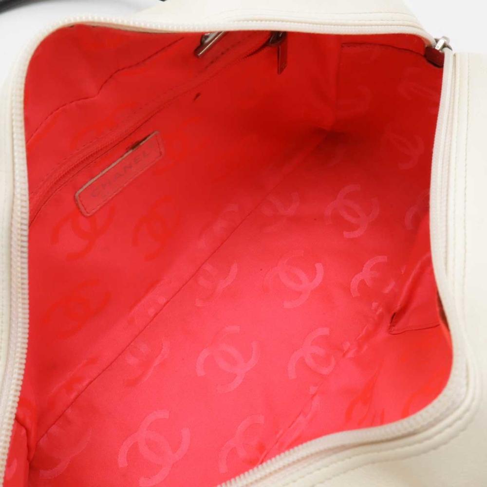 Pink Leather Chanel Shoulder Bag