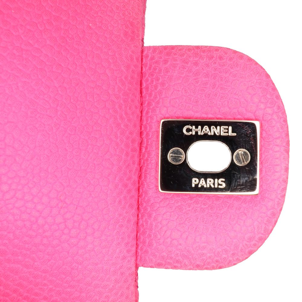Pink Leather Chanel Flap Bag