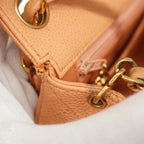 Pink Leather Chanel Shoulder Bag