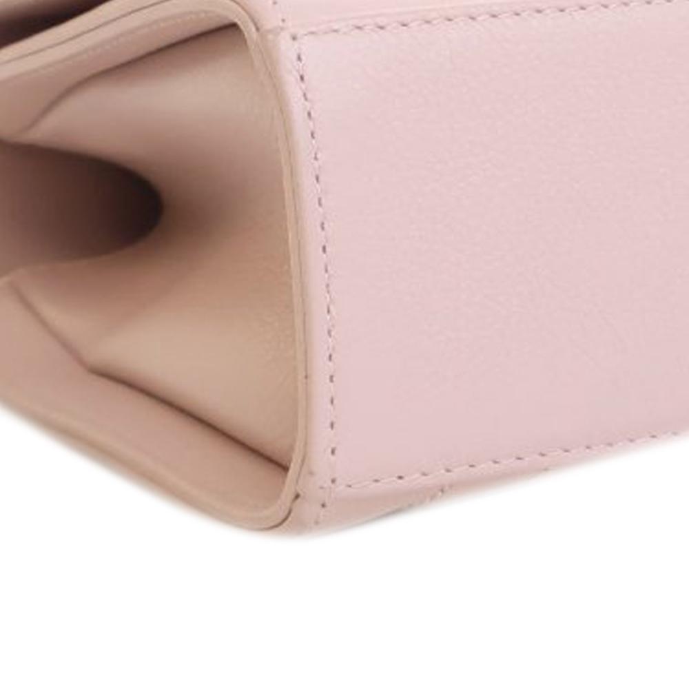 Pink Leather Chanel Flap Bag