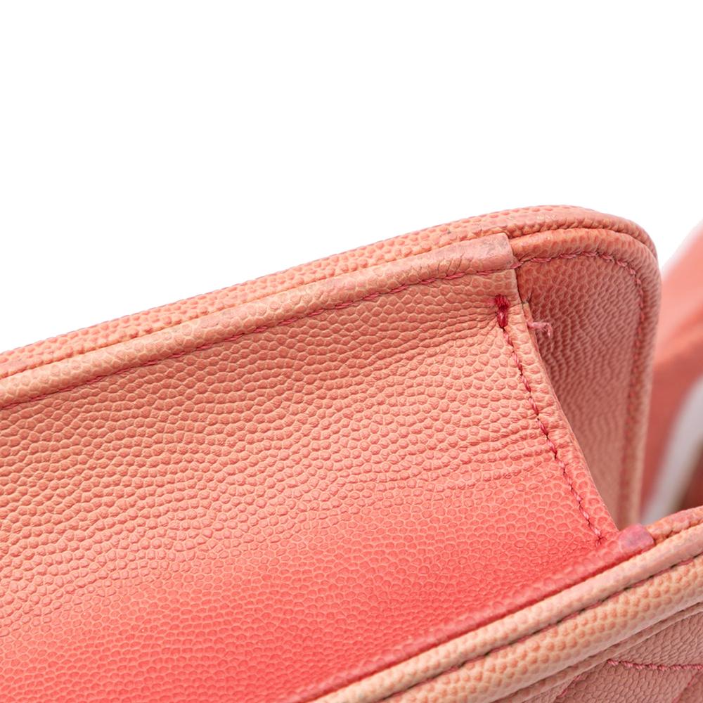 Pink Leather Chanel Flap Bag