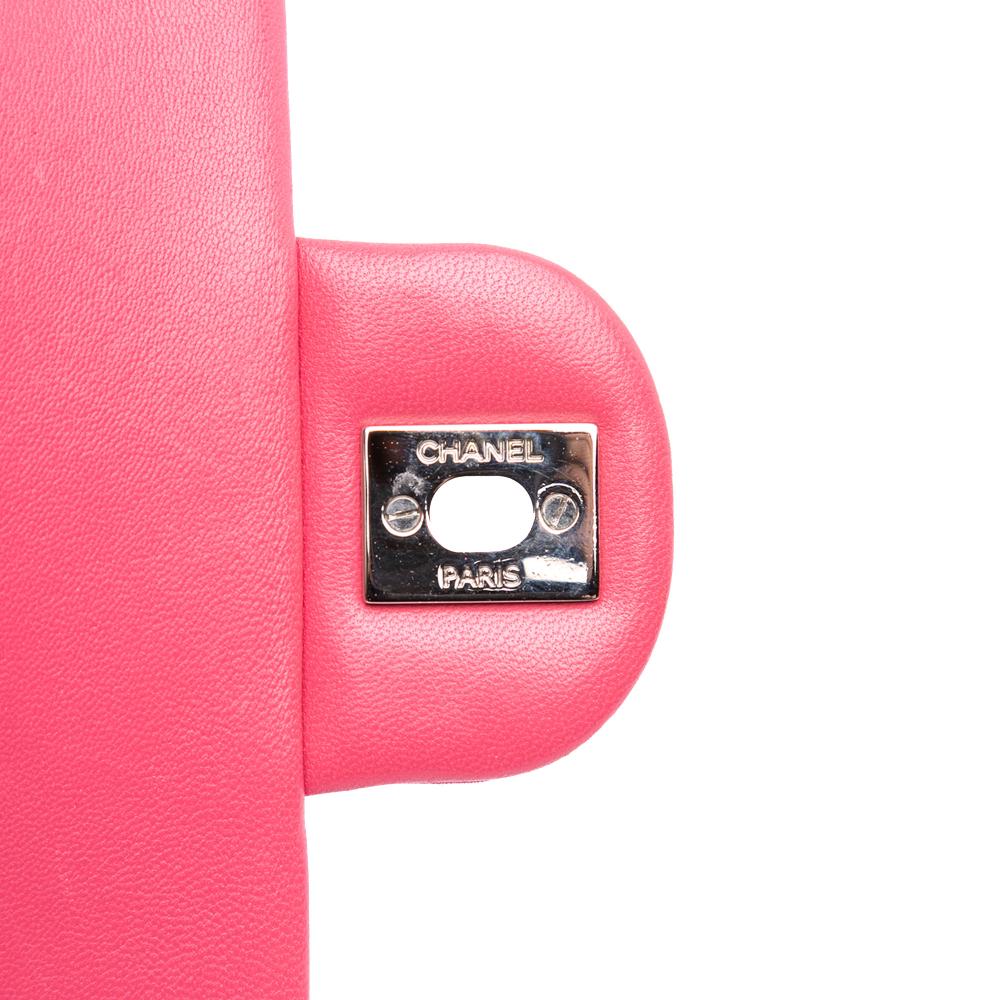Pink Leather Chanel Flap Bag