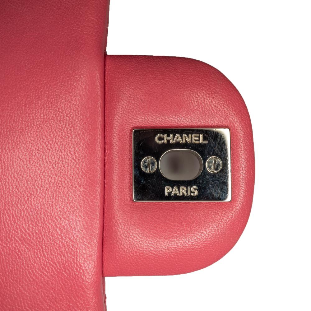 Pink Leather Chanel Flap Bag