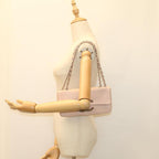 Pink Leather Chanel Shoulder Bag