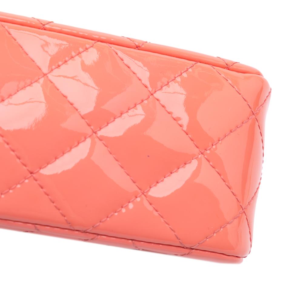 Pink Leather Chanel Flap Bag