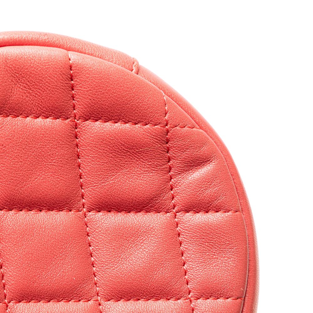 Pink Leather Chanel Crossbody Bag