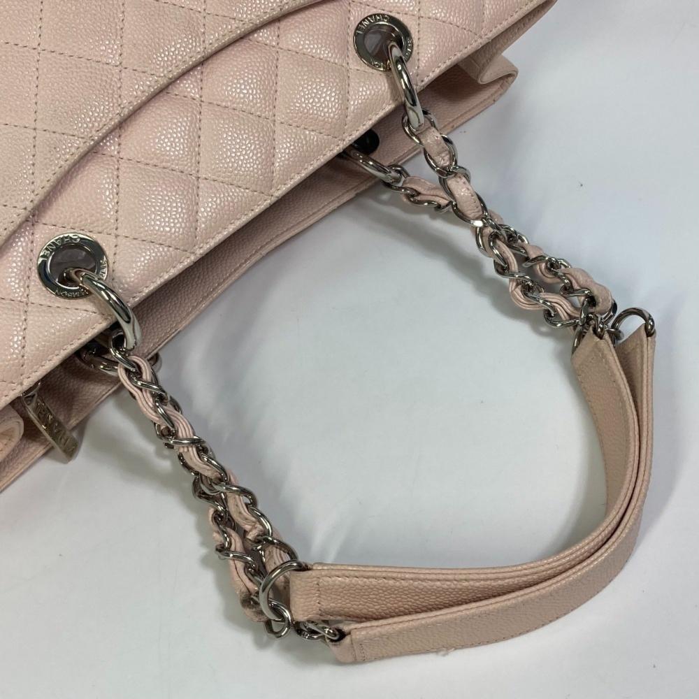 Pink Leather Chanel Shoulder Bag