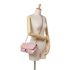 Pink Leather Chanel Flap Bag