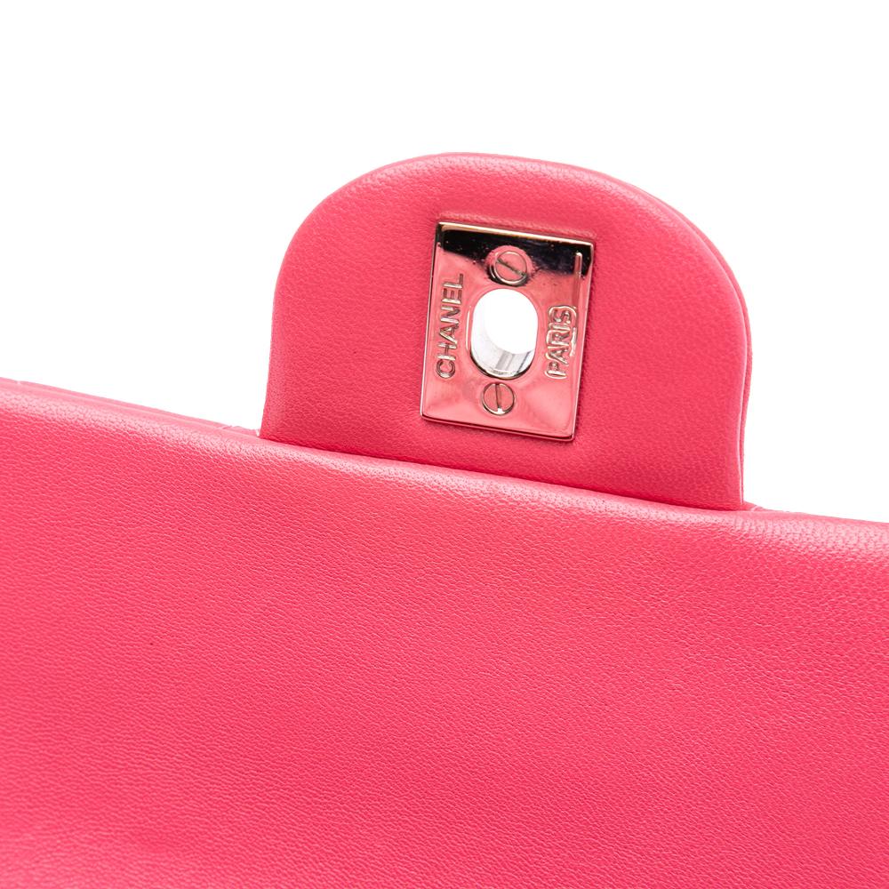 Pink Leather Chanel Flap Bag