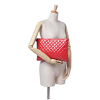 Pink Leather Chanel Clutch