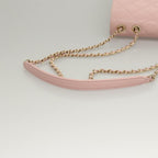 Pink Leather Chanel Shoulder Bag