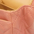 Pink Leather Chanel Flap Bag