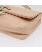 Pink Leather Chanel Shoulder Bag