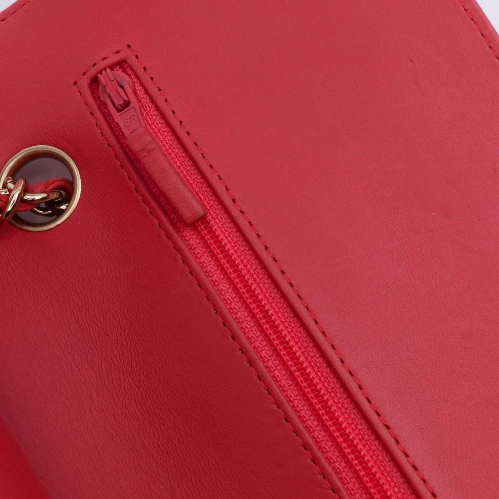 Pink Leather Chanel Shoulder Bag