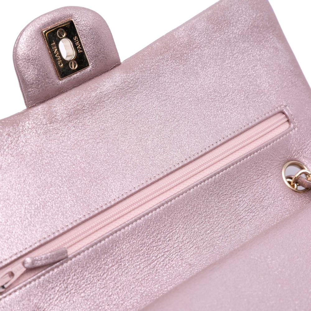 Pink Leather Chanel Flap Bag