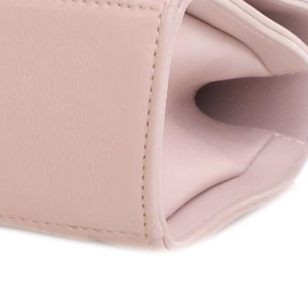 Pink Leather Chanel Flap Bag