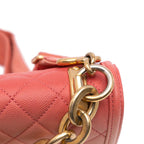Pink Leather Chanel Flap Bag