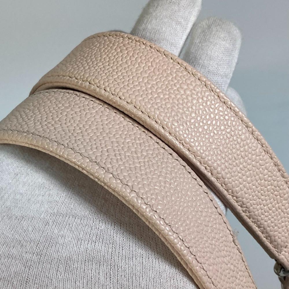 Pink Leather Chanel Shoulder Bag