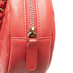 Pink Leather Chanel Crossbody Bag