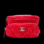Pink Nylon Chanel Backpack